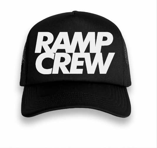 RAMP CREW TRUCKER HAT - BLACK